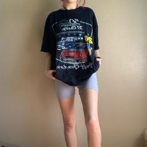 vintage oversized car graphic tee